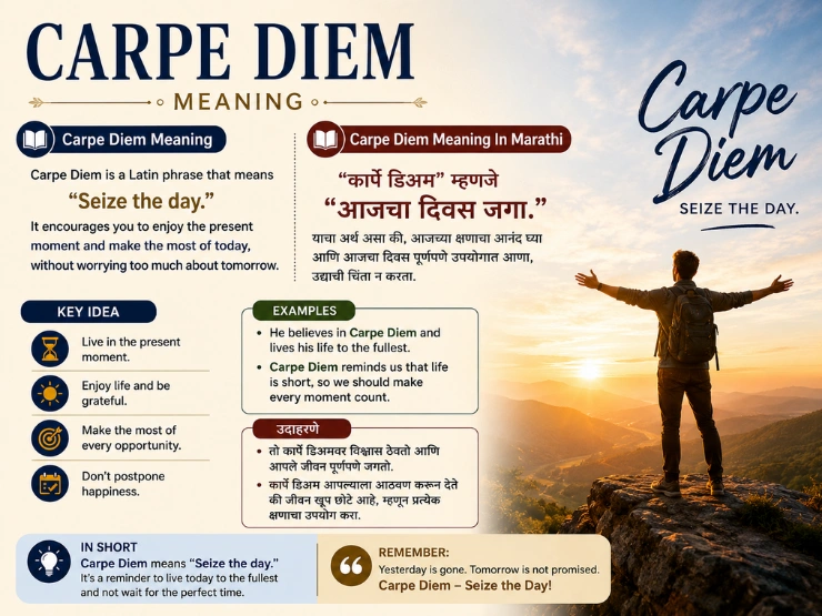 Carpediem Meaning In Marathi