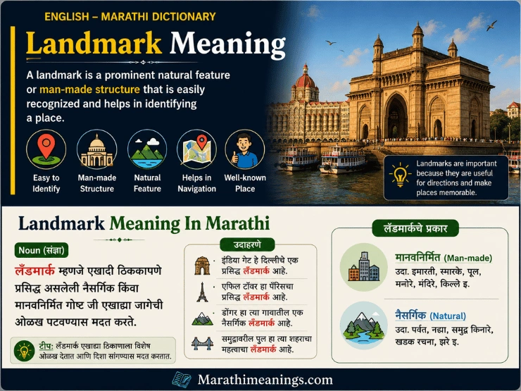 Landmark Meaning in Marathi
