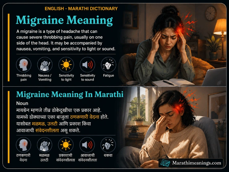 Migraine Meaning In Marathi
