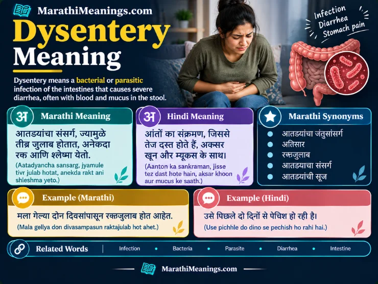 Dysentery Meaning In Marathi