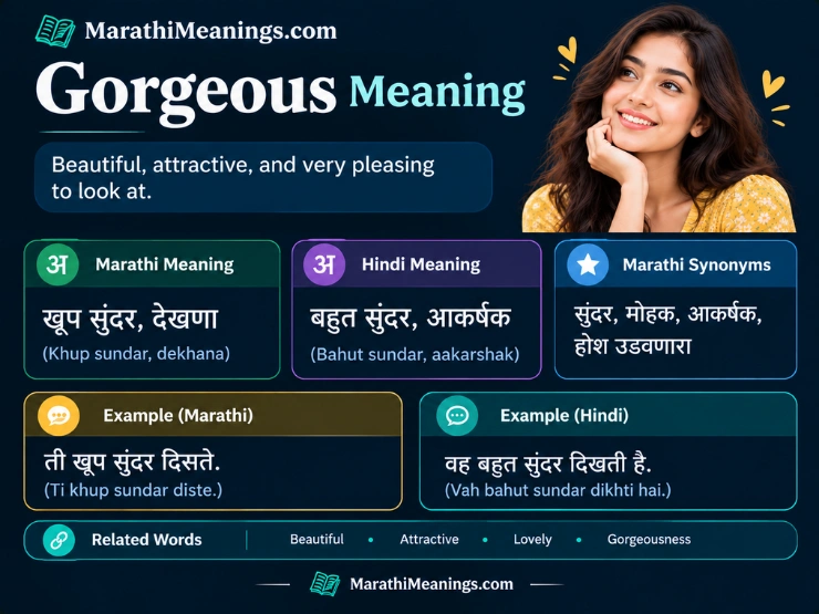 Gorgeous Meaning In Marathi