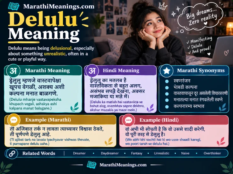 Delulu Meaning In Marathi