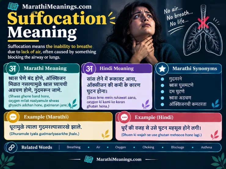 Suffocation Meaning In Marathi